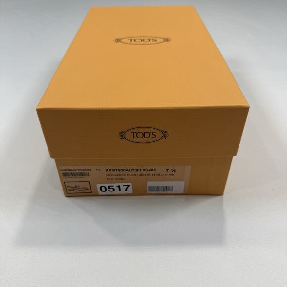 Tod’s MOCASSINO CUOIO DESTRUTTURATO Loafer Size 7.5UK/9US New In Box MSRP $925 main image 6